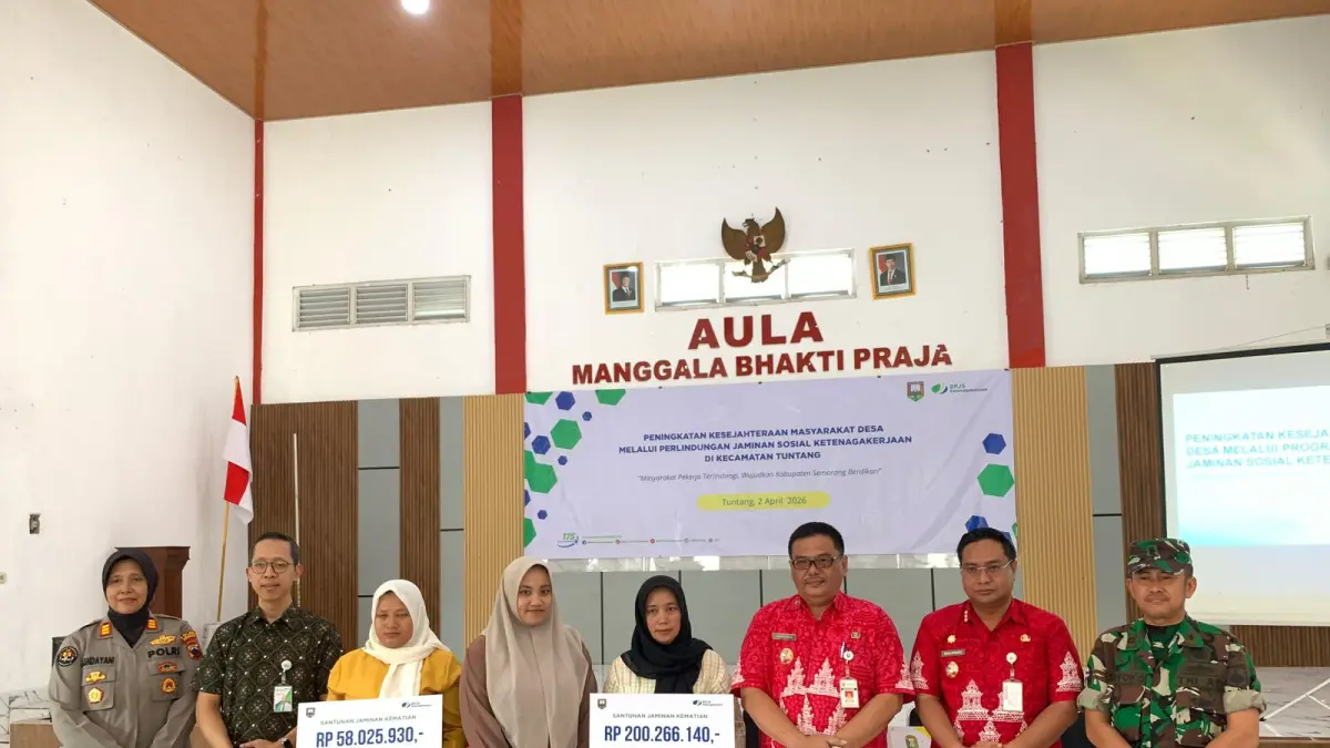 BPJS Ketenagakerjaan Ungaran Serahkan Santunan Jaminan Kematian Senilai 258 Juta