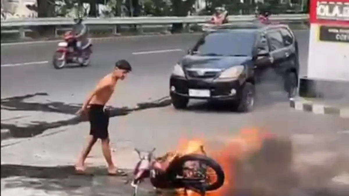 Viral Kasus Motor Hangus di SPBU Sriwijaya Semarang, Damkar Bilang Begini