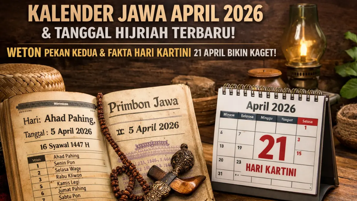 Banyak yang mengira libur, ternyata tidak! Ini dia daftar weton lengkap dan fakta penting Hari Kartini 2026.