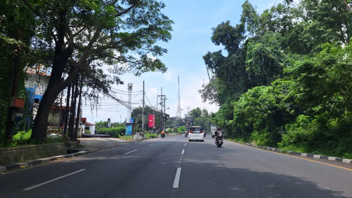 Jalan Gombel Baru Semarang akan dibuat dua arah selama penutupan Gombel Lama. (Dokumentasi Baskoro Septiadi/Jawa Pos Radar Semarang)