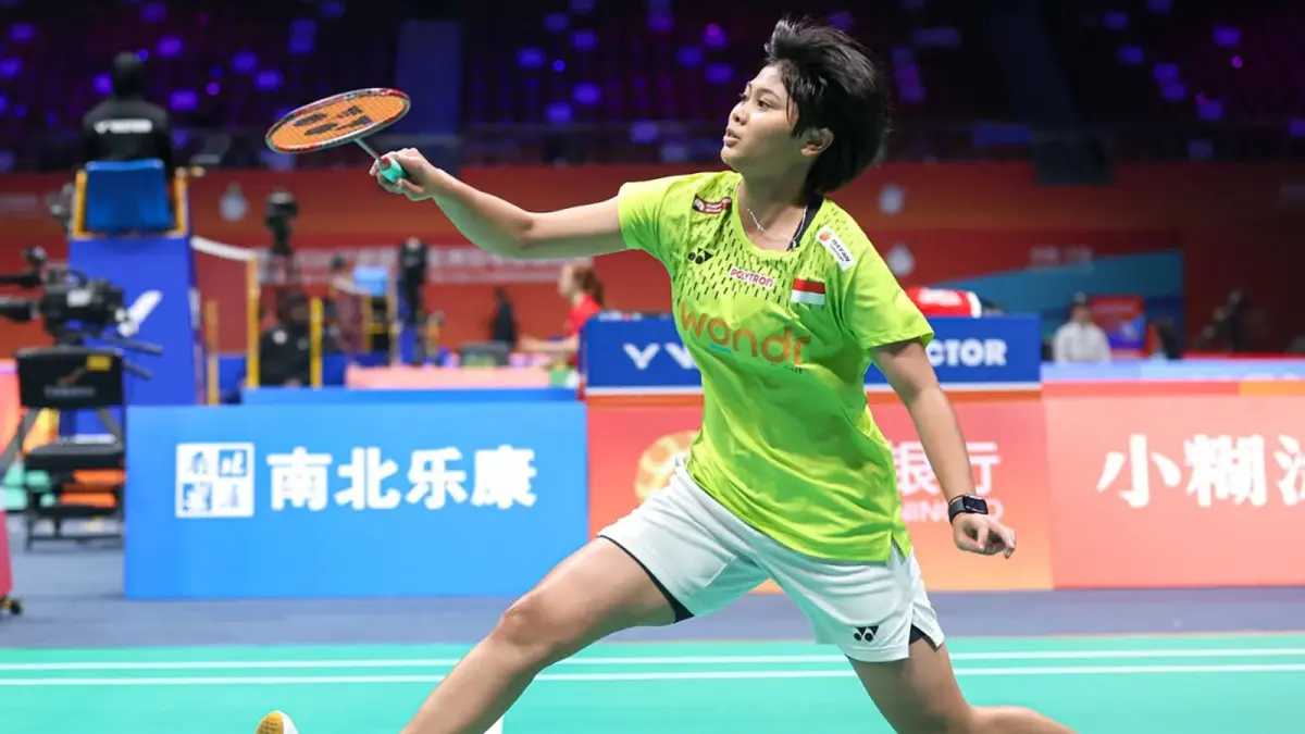Tunggal putri Thalita Ramadhani Wiryawan terhenti di babak kualifikasi Kejuaraan Bulutangkis Asia 2026 usai kalah 17-21, 12-21 atas Lo Sin Yan Happy.