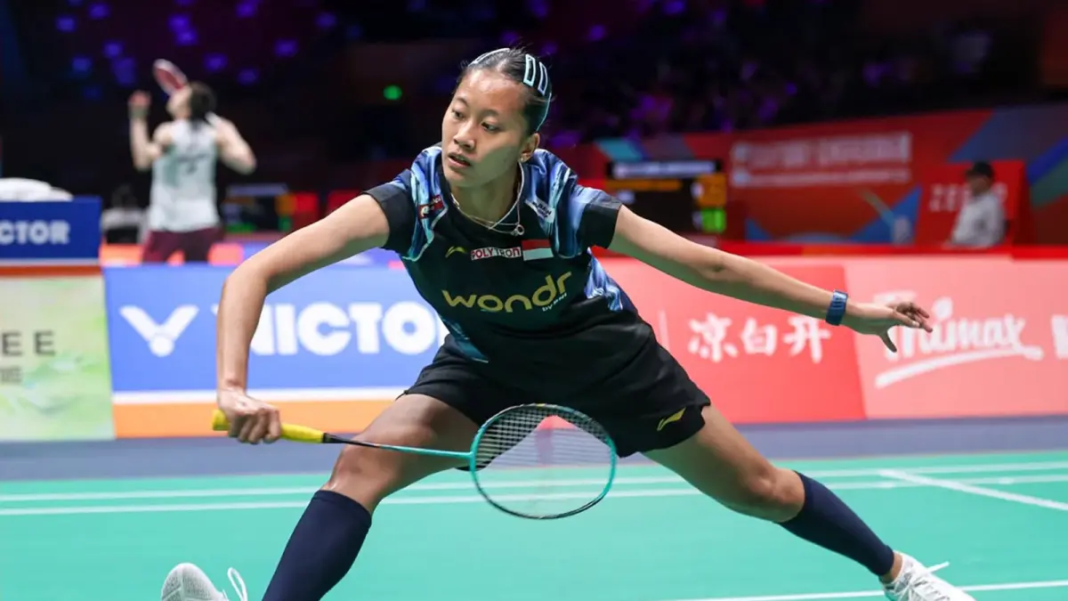 Putri Kusuma Wardani melaju ke babak 16 besar Kejuaraan Asia 2026 setelah menang dua gim langsung 21-3, 21-7 atas Prakriti Brarath (United Arab Emirates).