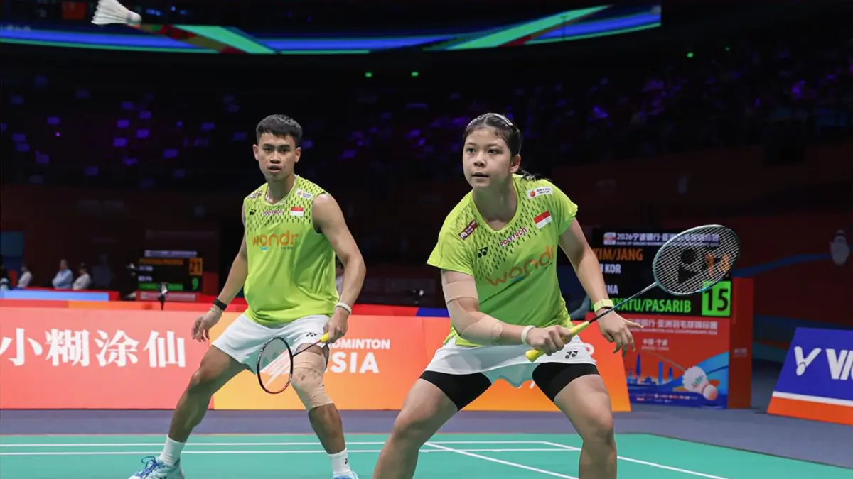 Jafar Hidayatullah/Felisha Alberta Nathaniel Pasaribu harus mengakui keunggulan wakil Korea Selatan, Kim Jae Hyeon/Jang Ha Jeong 21-23, 22-20, 10-21.
