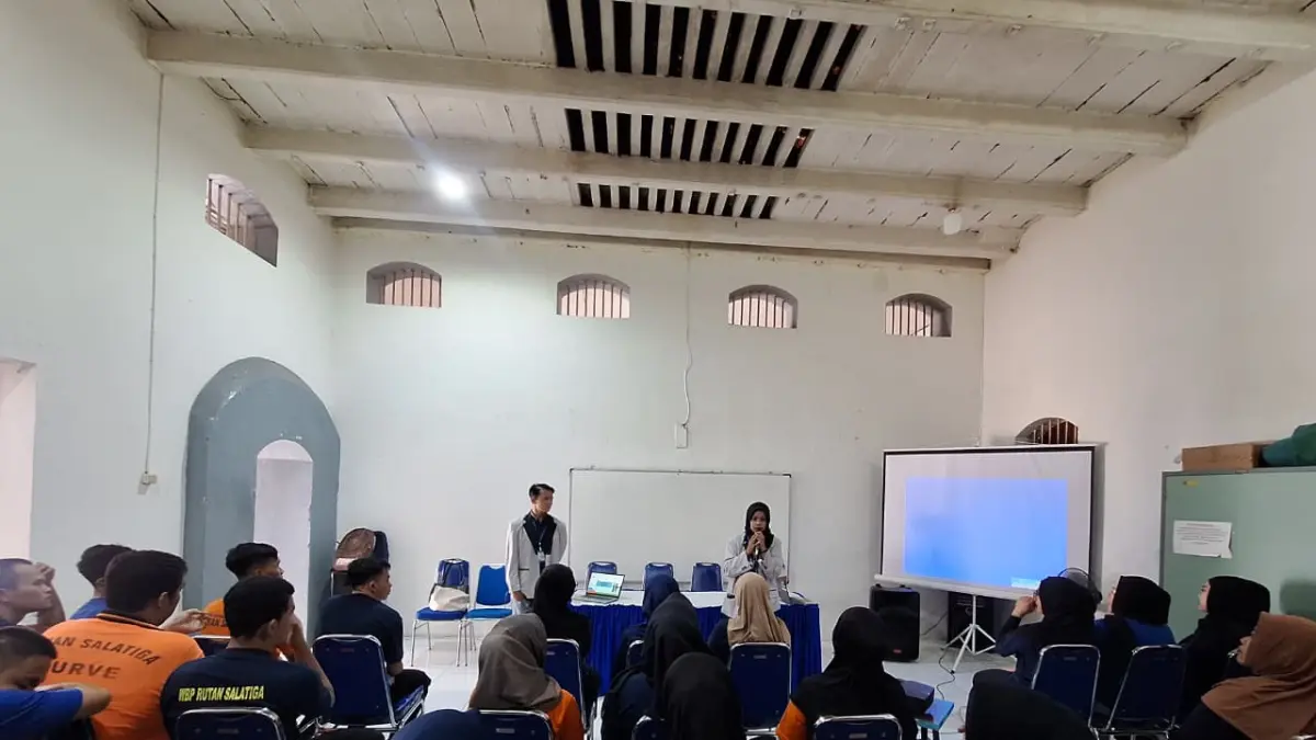 Fakultas Hukum Keluarga Islam UIN Salatiga turun langsung memberikan penyuluhan kepada warga binaan di Rumah Tahanan Negara (Rutan) Kelas IIB Salatiga, Senin (13/4).