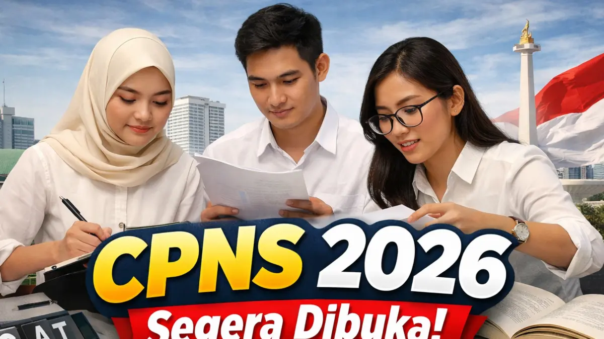 Pendaftaran CPNS 2026 makin dekat! Ketahui syarat, jadwal, formasi favorit, dan tips lolos seleksi agar peluangmu lebih besar di tengah persaingan ketat.