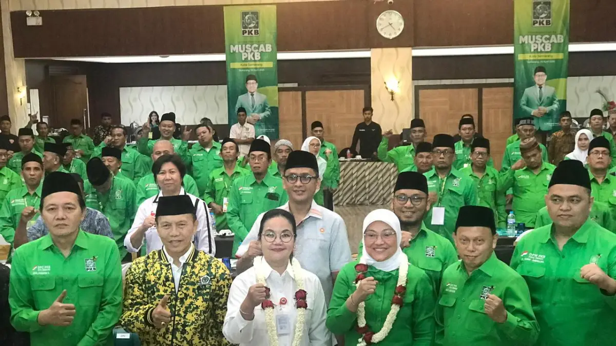 Ida Fauziah memimpin Muscab PKB di Kota Semarang, yang dihadiri Wali Kota Semarang Agustina Wilujeng.