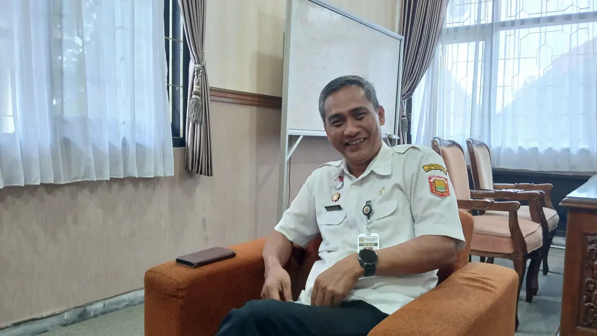 Sekretaris DPRD Kabupaten Wonosobo Agus Wibowo (Lis Retno Wibowo/Jawa Pos Radar Semarang).