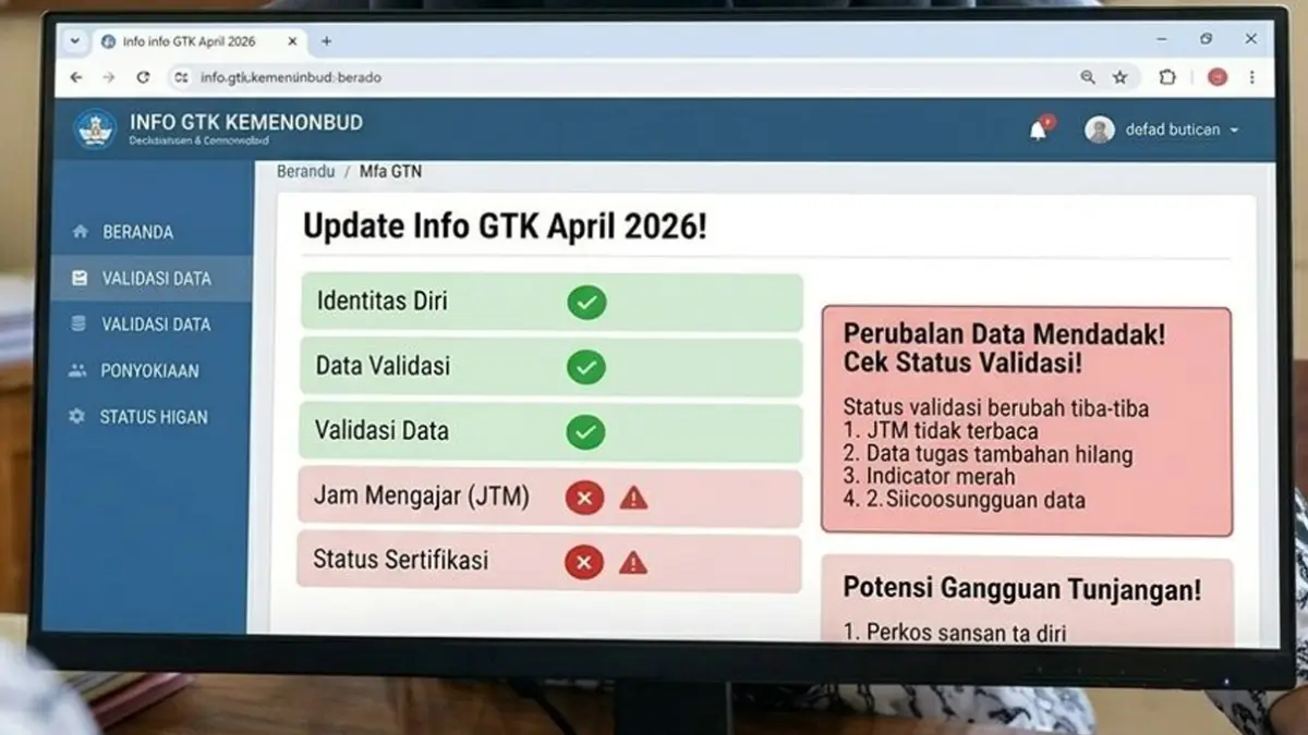Empat tanggal penting jadi kunci pencairan TPG 2026. Jangan sampai terlambat update data agar tunjangan guru bisa cair tepat waktu.