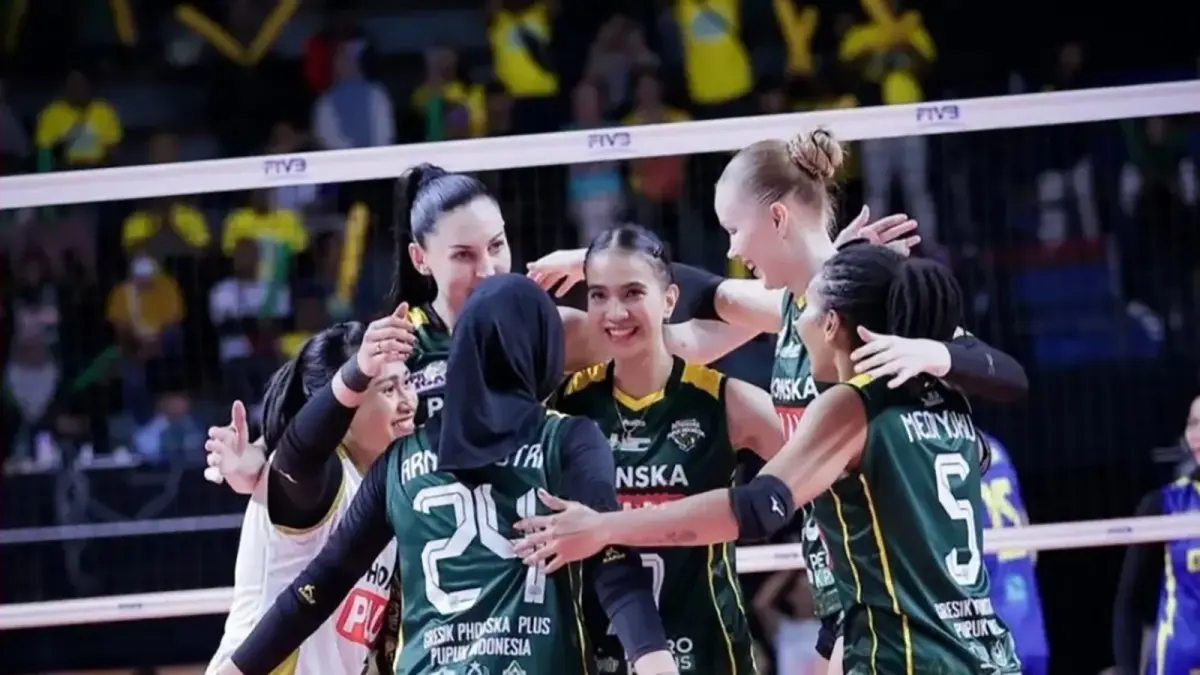 Gresik Phonska Plus Pupuk Indonesia menyegel Tiket Grand Final Proliga 2026 usai tundukkan Electric PLN 3-1