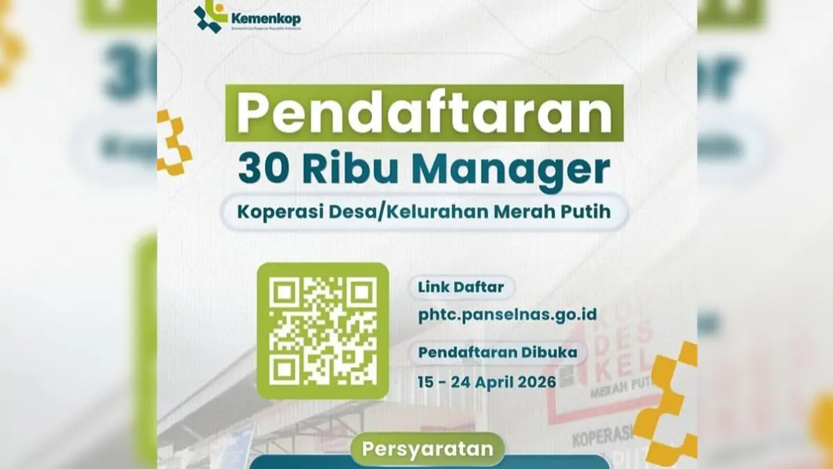 Pemerintah resmi membuka 35.476 lowongan kerja BUMN untuk Kopdes Merah Putih dan Kampung Nelayan. Simak syarat, jadwal pendaftaran, dan cara daftar lengkapnya di sini.