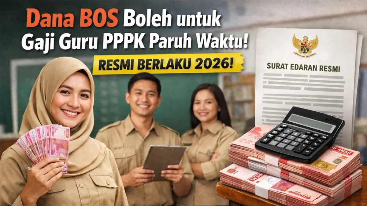 Kemendikdasmen resmi keluarkan kebijakan penggunaan dana BOSP untuk gaji PPPK paruh waktu tahun 2026. Simak syarat lengkap dan dampaknya bagi guru honorer.