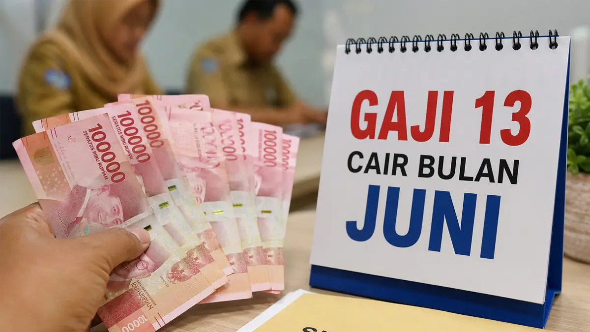 Kabar gembira untuk CPNS! Pemerintah memastikan gaji 13 cair Juni 2026. Simak jadwal resmi, komponen lengkap, dan perbedaannya dengan PNS di sini.