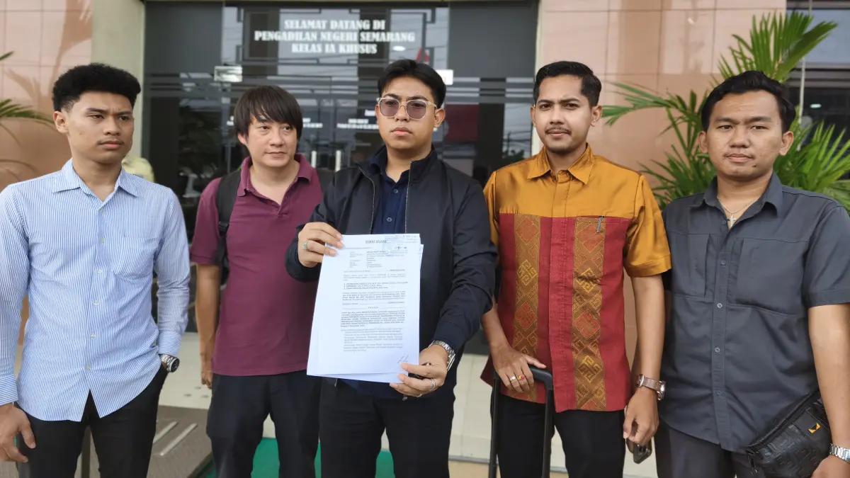 Kuasa Hukum Bella Puspita Sari, Rayhan Abdillah usai mendaftarkan PK di PN Semarang