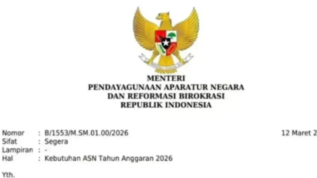 Surat MenPAN-RB jadi sinyal kuat CPNS 2026 segera dibuka. Simak prediksi jadwal, formasi prioritas, hingga daftar instansi sepi peminat yang peluang lolosnya lebih besar.