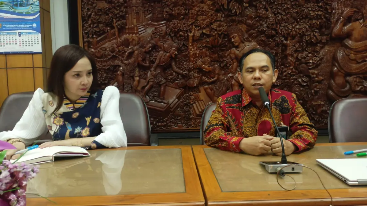 Direktur Utama Perumda Air Minum (PDAM) Tirta Moedal Kota Semarang, Ady Setiawan menjelaskan terkait gugatan di PTUN.