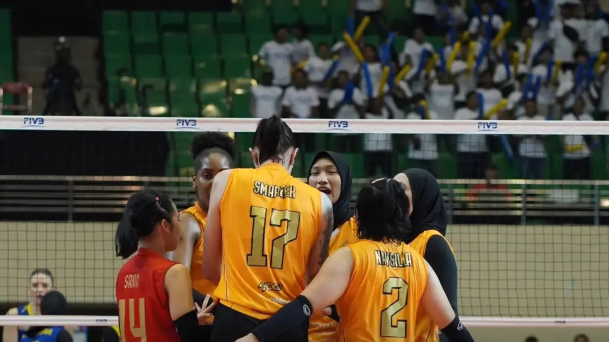 Jakarta Popsivo Polwan berhasil menjadi juara 3 Proliga 2026 setelah mengalahkan Electric PLN 2 leg langsung.