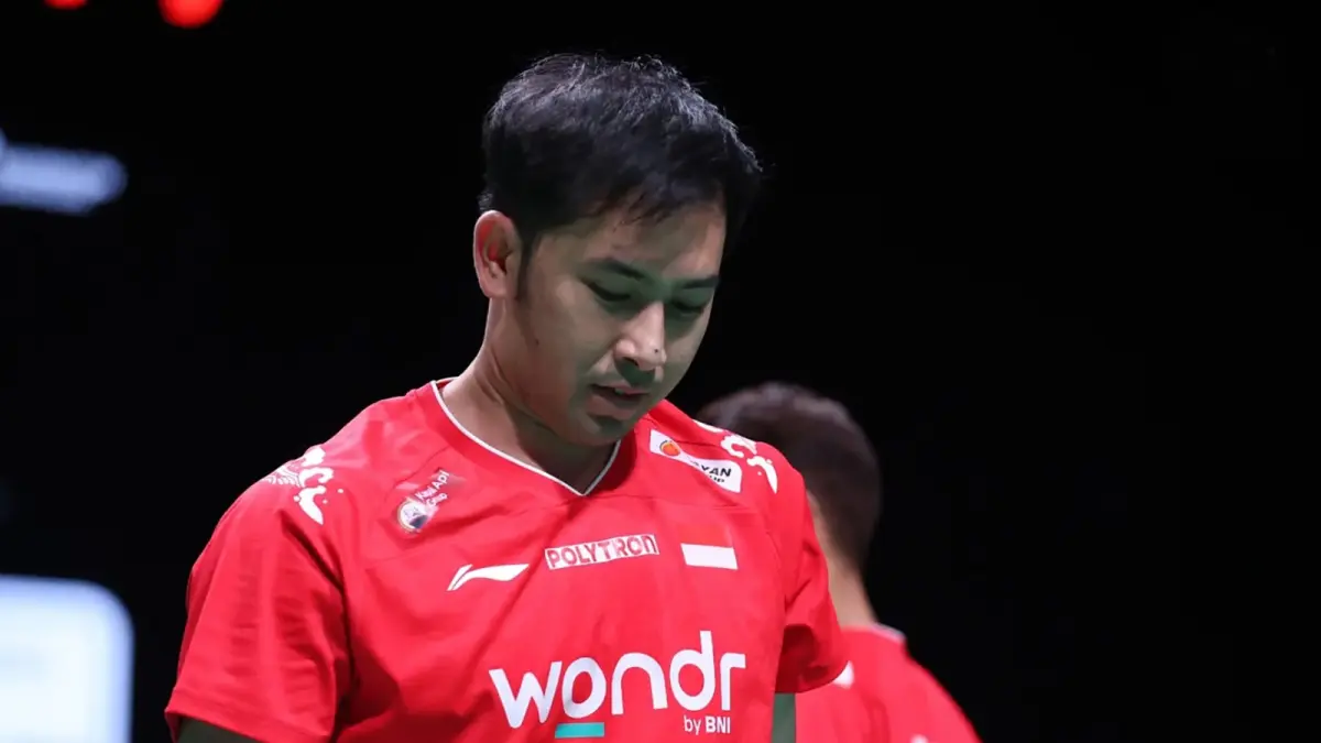 Sabar Karyaman Gutama/Mohammad Reza Pahlevi Isfahani saat turun di Thomas Cup 2026.