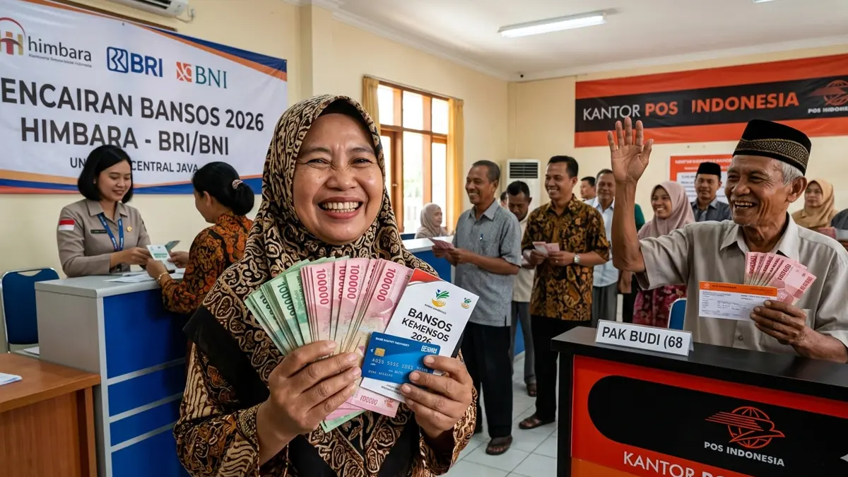 Cara Mencairkan Bansos April 2026 di Bank Himbara dan Kantor Pos Cara Mudah
