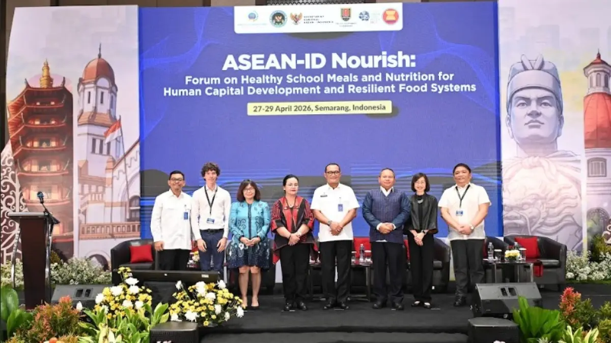 Kementerian Luar Negeri Republik Indonesia, Badan Gizi Nasional, dan Pemerintah Kota Semarang telah berhasil menjadi tuan rumah pertemuan penting yang mempertemukan berbagai negara dalam kegiatan ASEAN–ID NOURISH: Forum on Healthy School Meals and Nutrition for Human Capital Development and Resilient Food System yang diselenggarakan pada 27–29 April 2026.&nbsp;