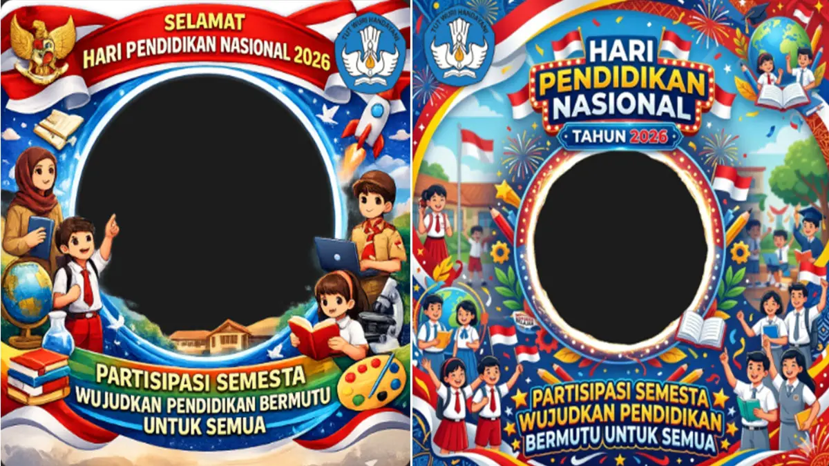 110 Twibbon Hari Pendidikan Nasional 2026 Gratis Tinggal Pakai di Medsos