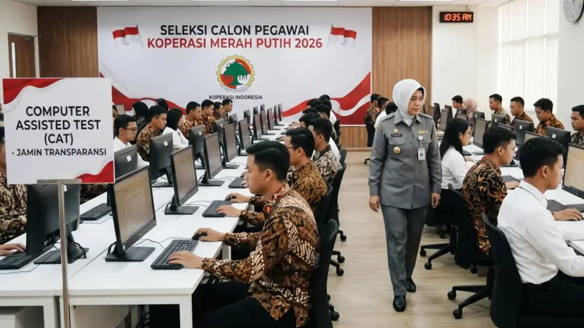 BKN resmi menerapkan CAT dalam seleksi Kopdes Merah Putih 2026. Sistem transparan, hasil real-time, dan bebas kecurangan. Simak jadwal dan materinya.