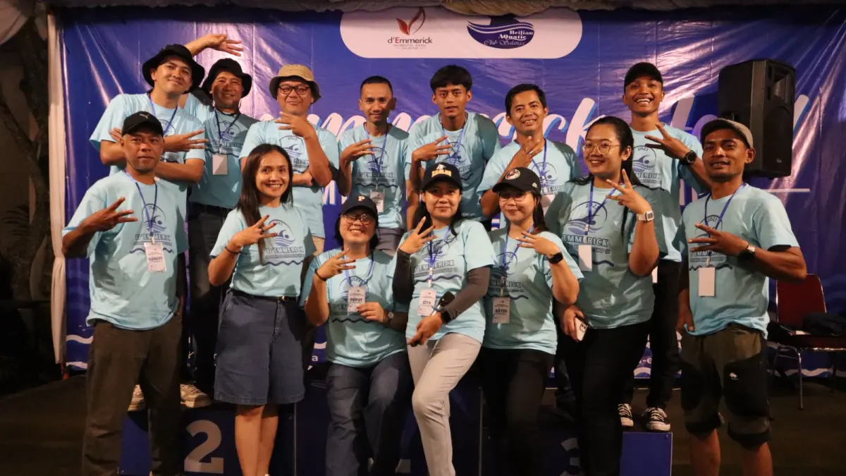 Panitia even lomba renang di tahun sebelumnya 