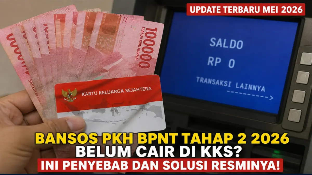 Periode bansos belum berubah ke April–Juni 2026? Ketahui penyebabnya, mulai gagal cek rekening hingga cara pemadanan data DTKS terbaru.