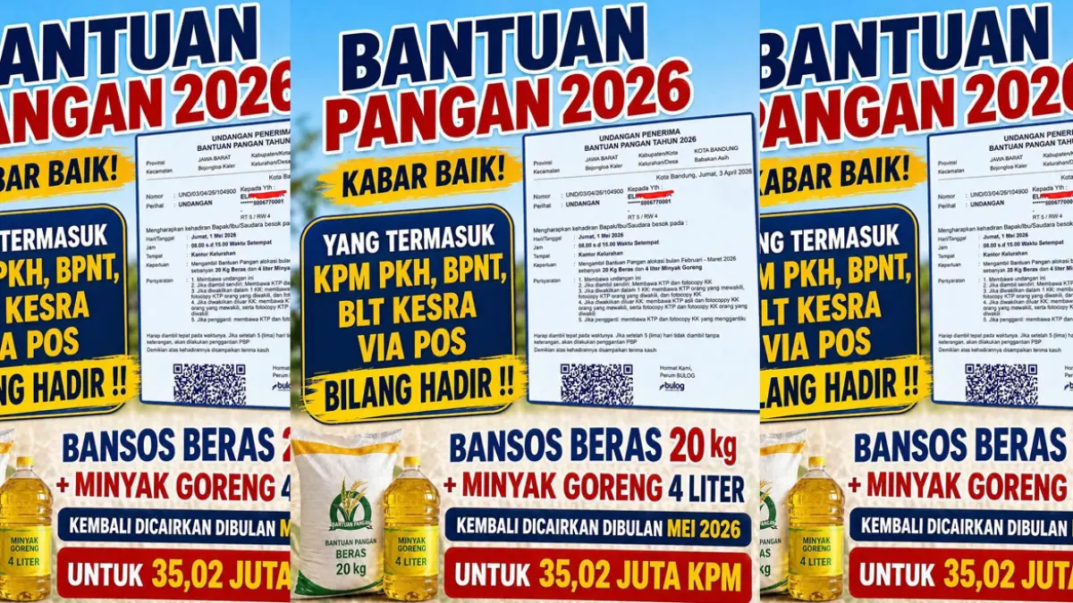 Pemerintah mulai menyalurkan bantuan beras 10 kg Mei 2026 untuk jutaan KPM. Cek jadwal distribusi, cara cek penerima dan syarat pencairan lengkap di sini.