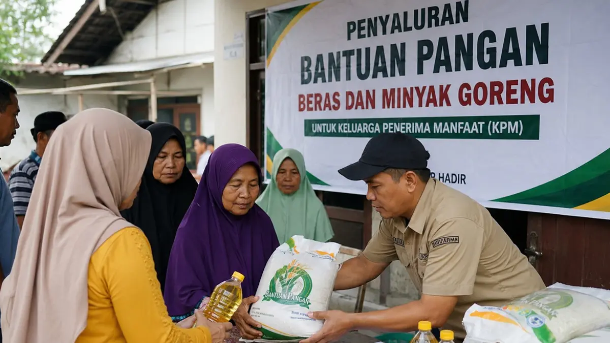 Penyaluran bansos beras dan minyak goreng 2026 mengalami keterlambatan di sejumlah wilayah. Berikut penjelasan terbaru dan informasi lengkap untuk KPM. 