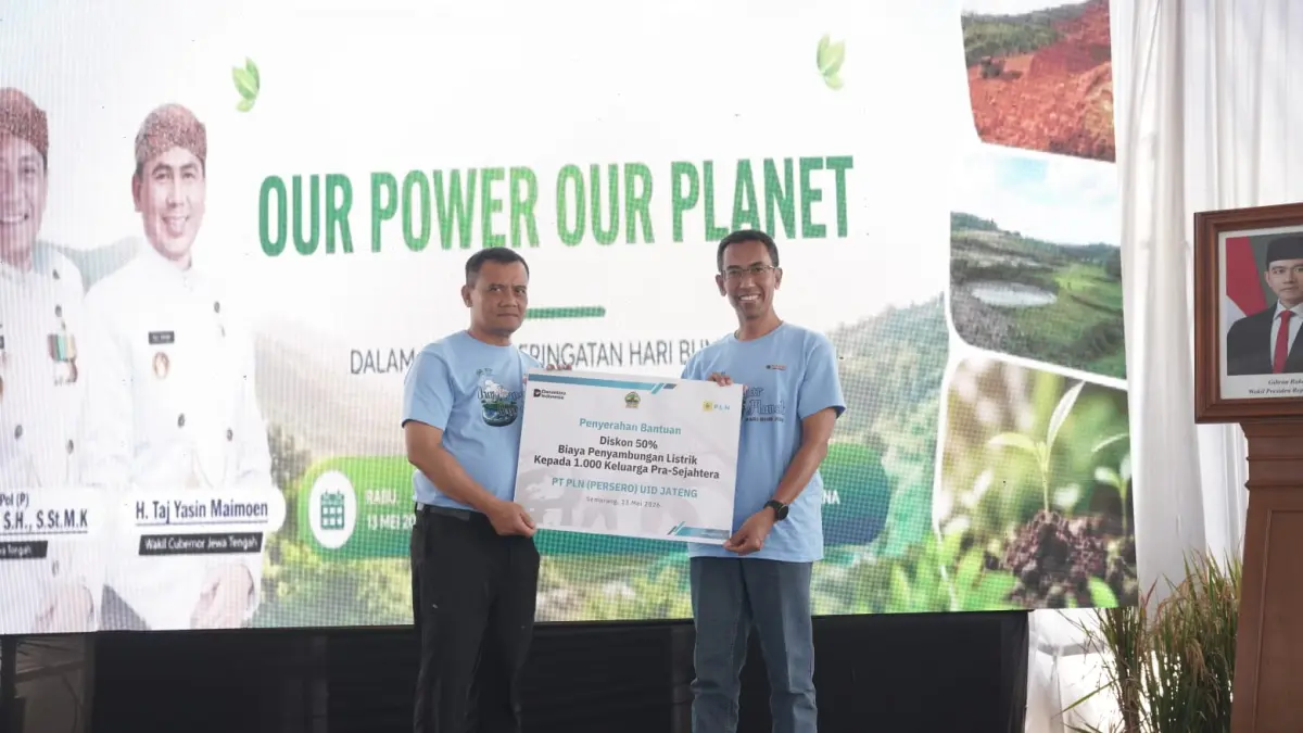 PLN Dukung Program Bantuan Pasang Baru Listrik untuk 1.000 Keluarga Tidak Mampu di Jawa Tengah
