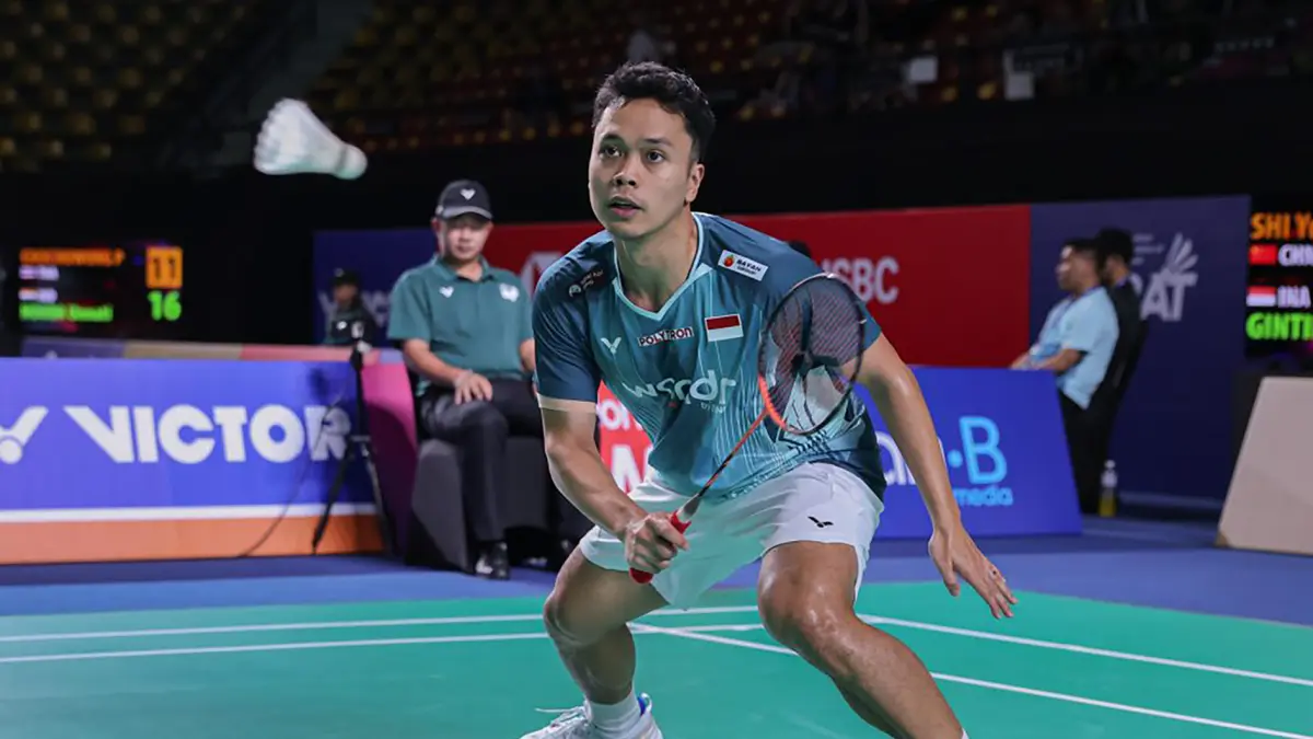 Anthony Sinisuka Ginting akan memulai memulai di Malaysia Masters 2026 langsung di babak utama dengan menghadapi Justin Hoh (Malaysia).