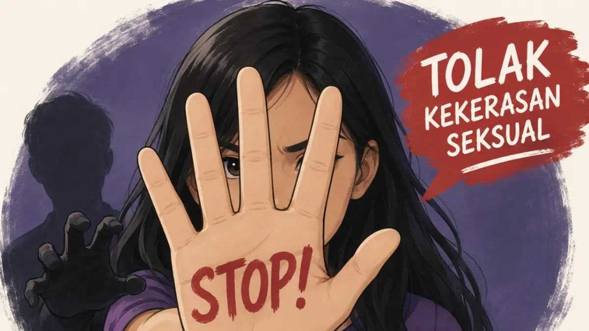Ilustrasi stop kekerasan seksual 