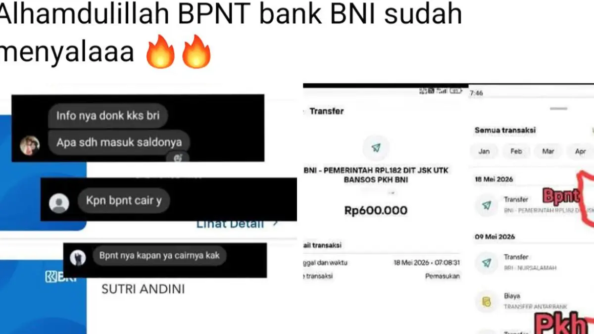 Kabar gembira untuk pemegang KKS BNI, bantuan BPNT tahap kedua 2026 mulai dicairkan bertahap. Simak wilayah yang sudah menerima saldo Rp600 ribu. 