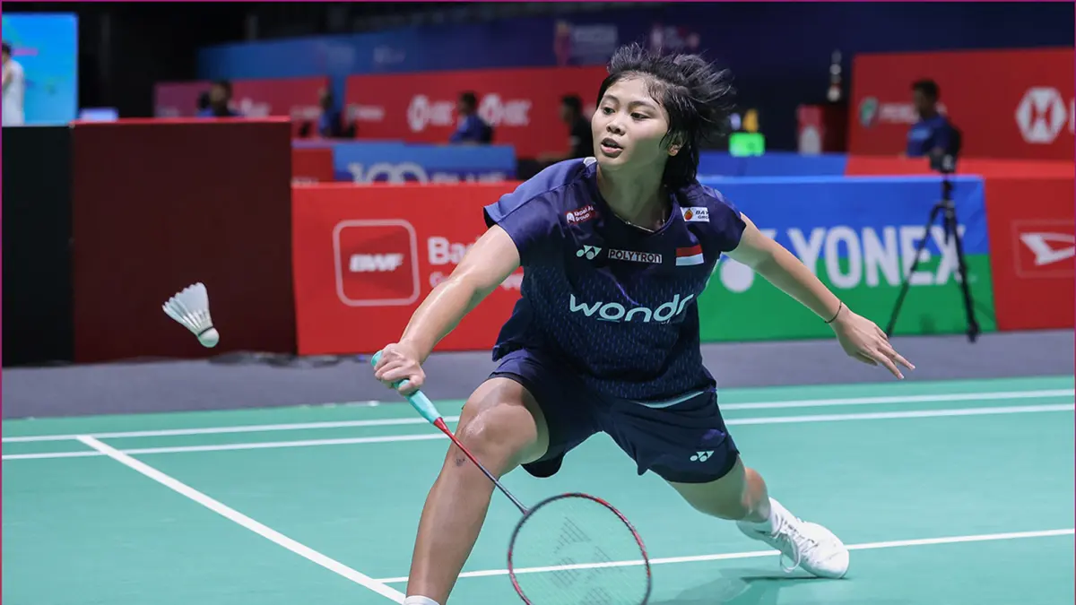 Thalita Ramadhani Wiryawan mengalahkan wakil Taiwan, Chen Su Yu 16-21, 22-20, 21-14.