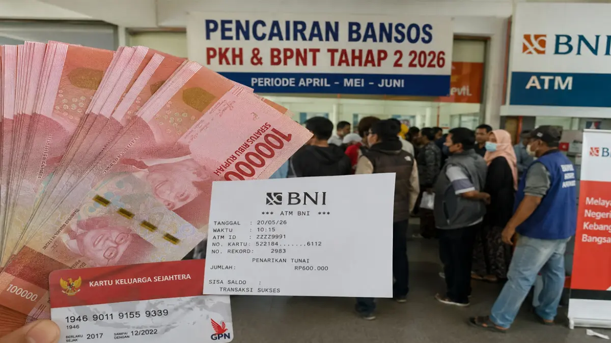 Pemerintah mempercepat pencairan PKH dan BPNT tahap 2 tahun 2026. Simak perkembangan terbaru saldo KKS, daftar daerah cair, dan penjelasan resmi Kemensos.