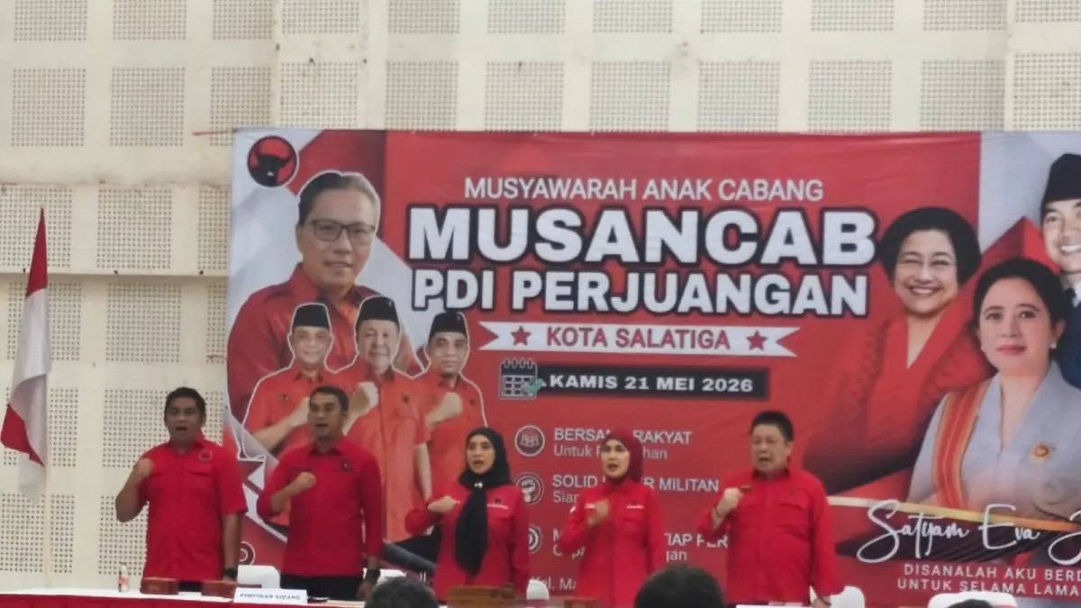 Pembukaan Musancab DPC PDI Perjuangan Kota Salatiga di gedung Korpri