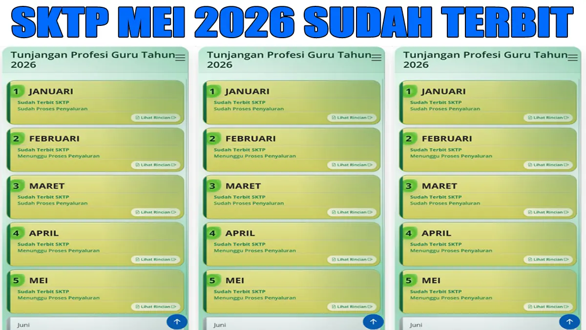 Arti Warna Indikator di Info GTK Terhadap Penerbitan SKTP Mei 2026 Guru

