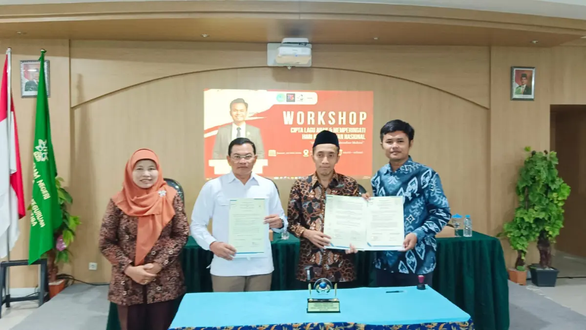 Dekan FTIK UIN Salatiga Prof Rasimin menyaksikan kerjasama pengembangan pendidikan 