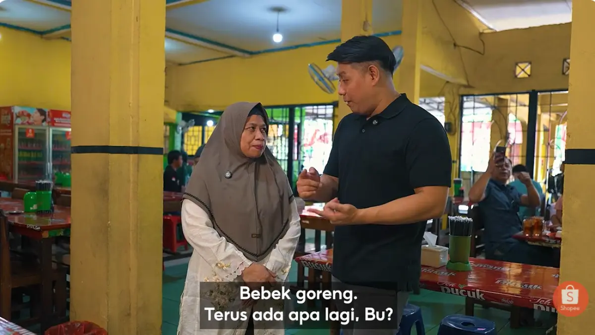 Badriyah, pemilik Bebek Palupi bersama Koko Buncit