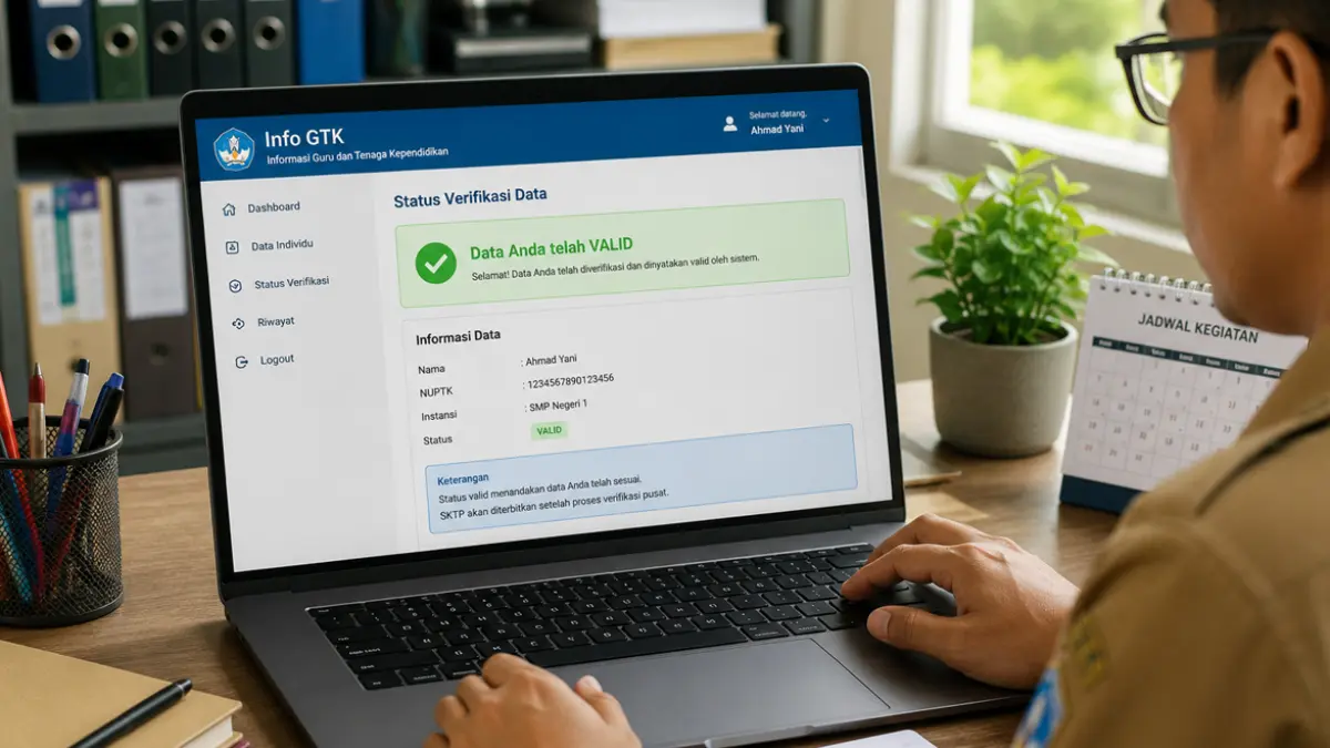 Penyebab SKTP belum terbit meski Info GTK valid akhirnya terungkap. Guru diminta tetap tenang sambil memantau perkembangan data secara berkala.