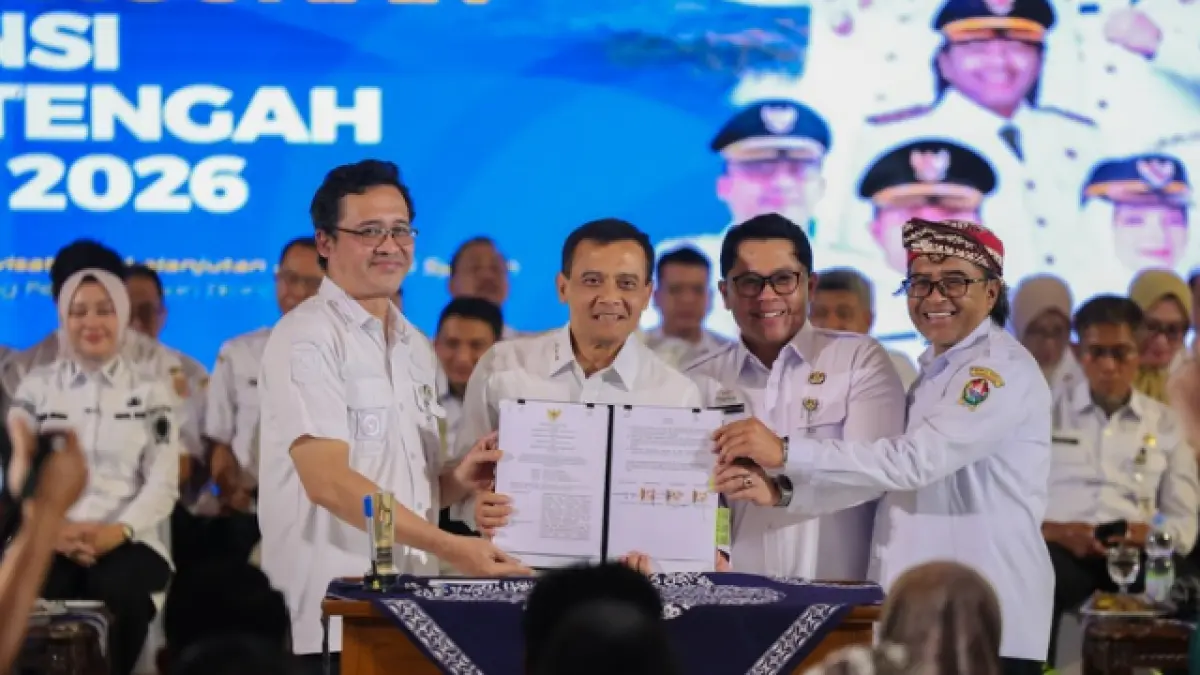 Rembug Pembangunan Jawa Tengah di Pendopo Kabupaten Temanggung, Rabu (3/6/2026).
