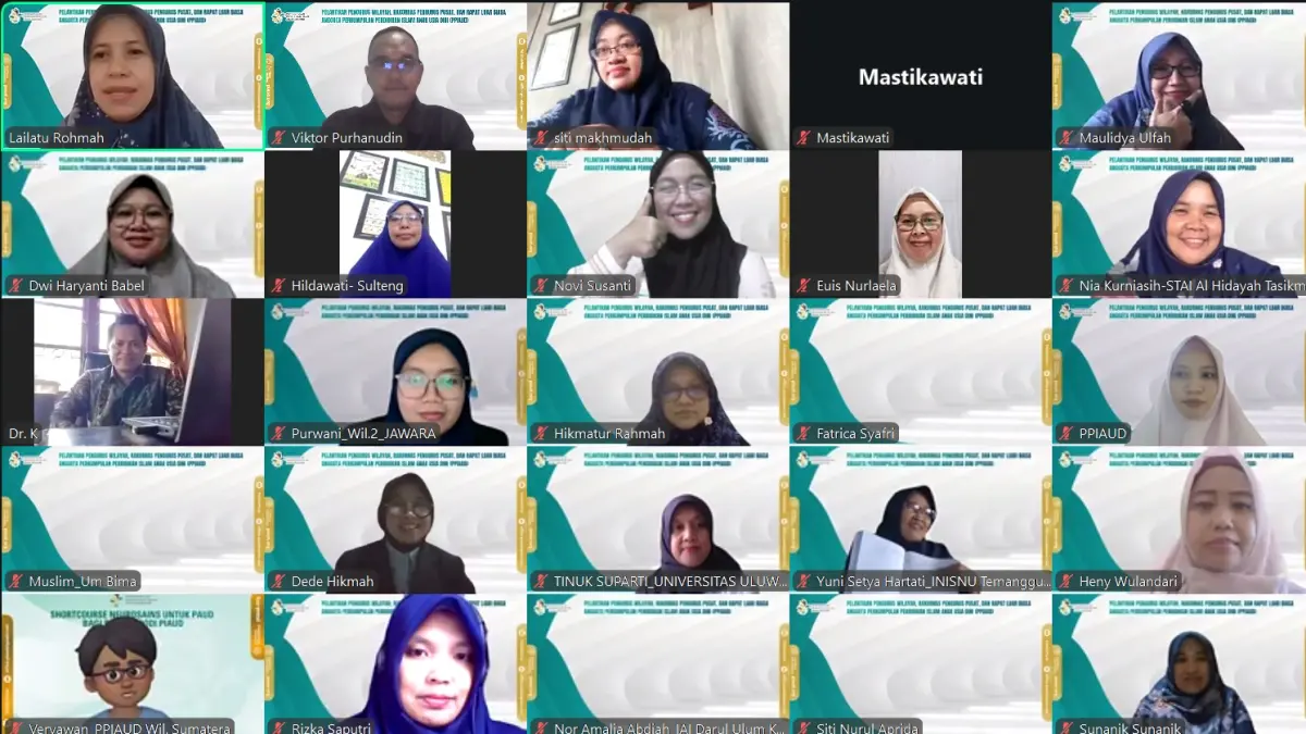 Kegiatan dilakukan secara daring 