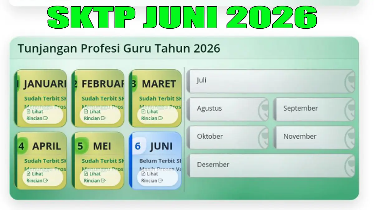 Faktor yang Mempercepat Penerbitan SKTP Juni 2026 Guru
