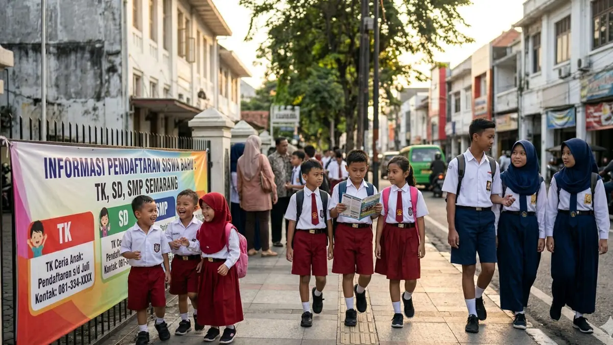 Daftar Sekolah Swasta Gratis Mulai TK, SD, SMP di Semarang Lengkap untuk SPMB 
