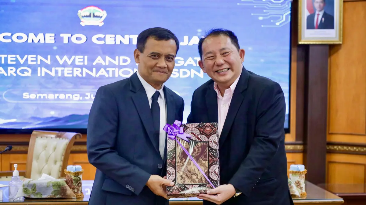 Delegasi The Marq International SDN BHD asal Kuala Lumpur, Malaysia, menemui Gubernur Jawa Tengah, Ahmad Luthfi