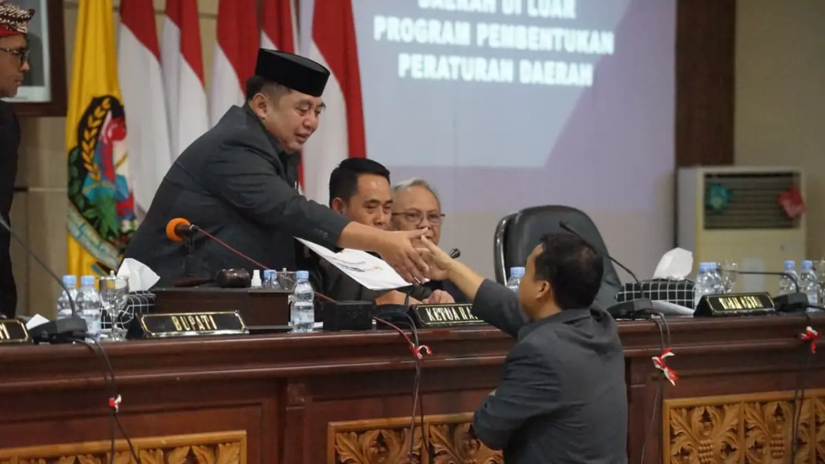 Rapat paripurna DPRD Temanggung.
