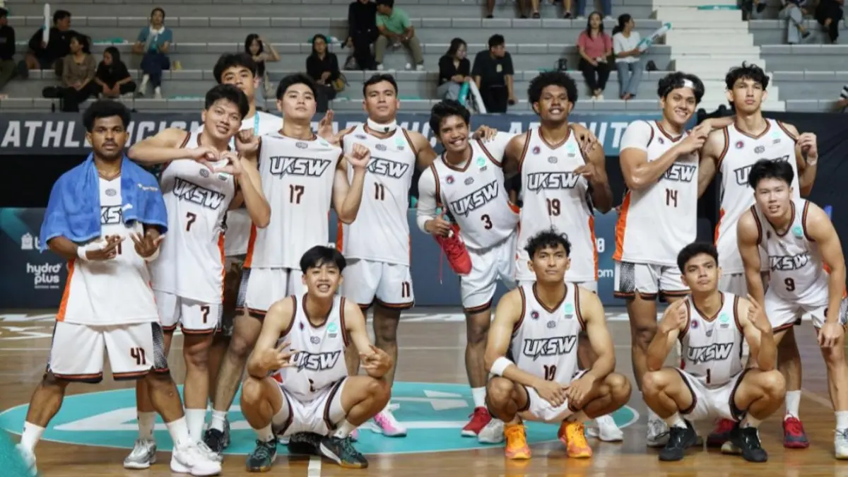 Tim putra UKSW dalam Campus League Nasional 