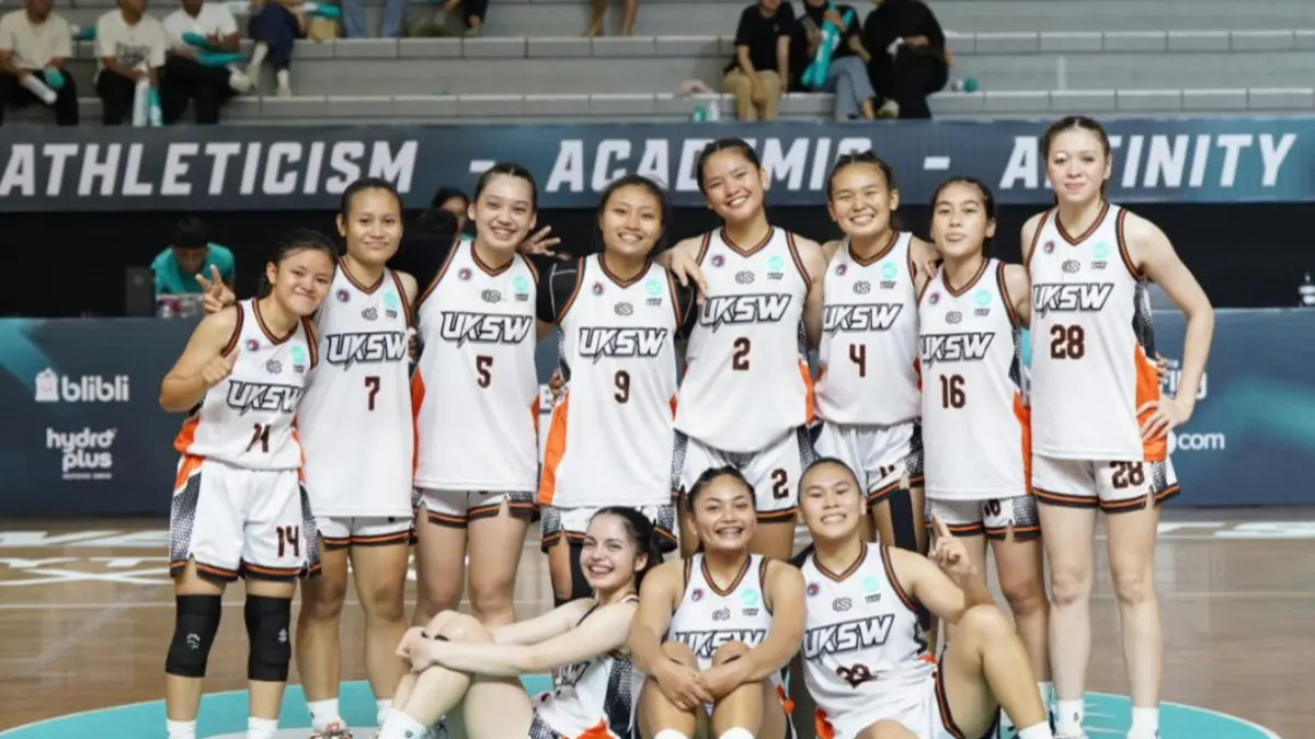 Tim putri UKSW dalam Campus League National 
