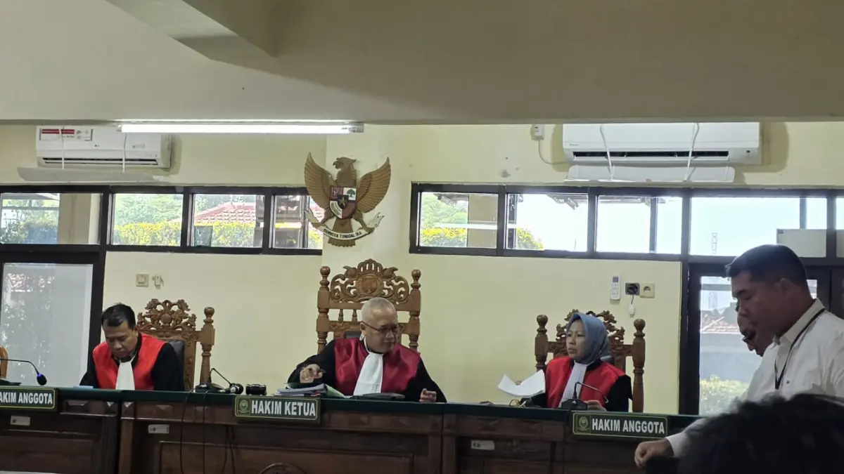Sidang wanprestasi Mantan CEO PSIS Semarang A.S. Sukawijaya yang digugat Pengusaha Soeharto di Pengadilan Negeri Semarang, Rabu (10/6/2026).