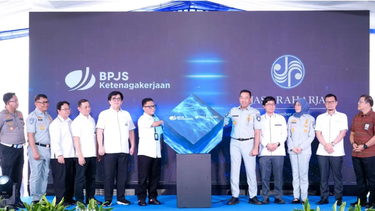 Launching integrasi antara BPJS Ketenagakerjaan dengan Jasa Raharja 
